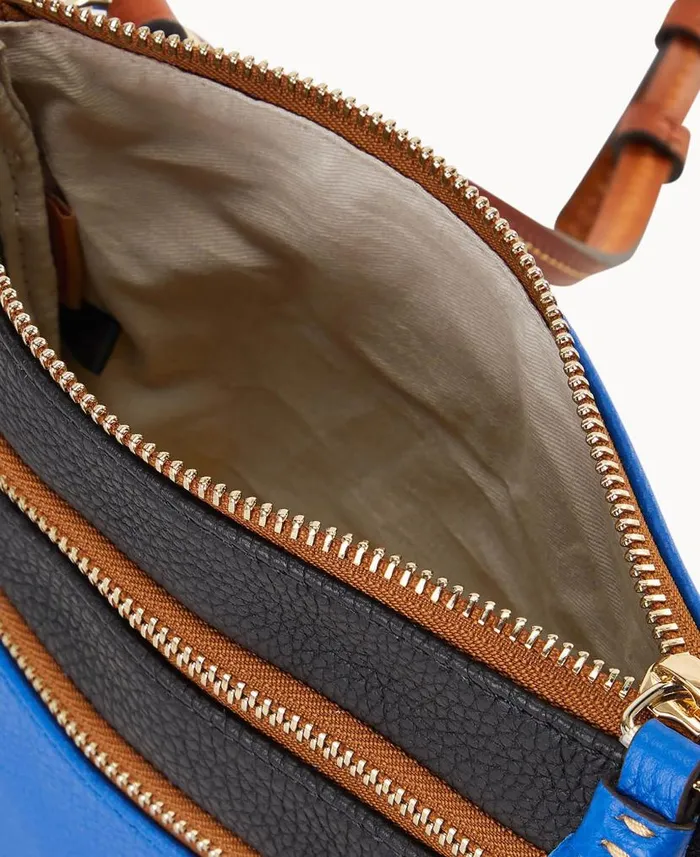Dooney and Bourke NFL Giants Triple Zip Crossbody Giants WomenMen Crossbodies Dooney and Bourke NFL Giants Triple Zip Crossbody Giants WomenMen Crossbodies