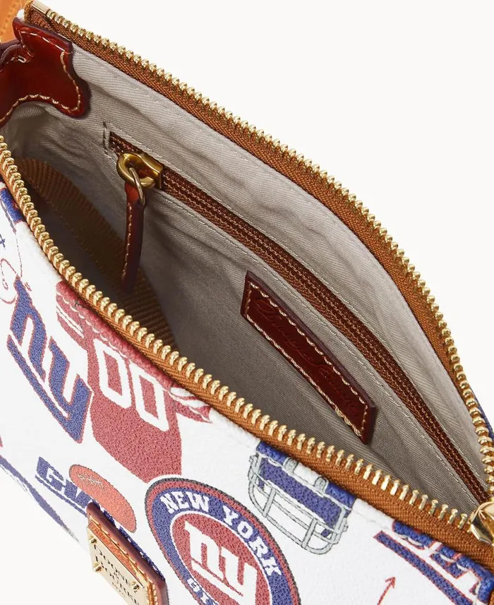 Dooney and Bourke NFL NY Giants Crossbody Pouchette Giants WomenMen Crossbodies Dooney and Bourke NFL NY Giants Crossbody Pouchette Giants WomenMen Crossbodies