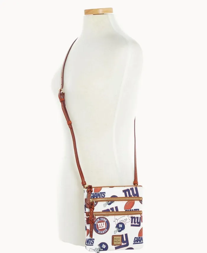 Dooney and Bourke NFL NY Giants N S Triple Zip Crossbody Giants WomenMen Crossbodies Dooney and Bourke NFL NY Giants N S Triple Zip Crossbody Giants WomenMen Crossbodies