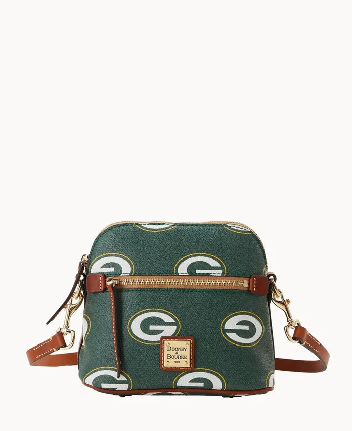 Dooney and Bourke NFL Packers Domed Crossbody Packers WomenMen Shoulder Bags