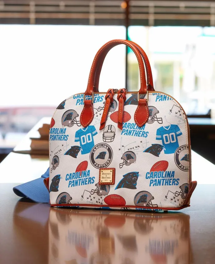 Dooney and Bourke NFL Panthers Zip Zip Satchel Panthers WomenMen Satchels