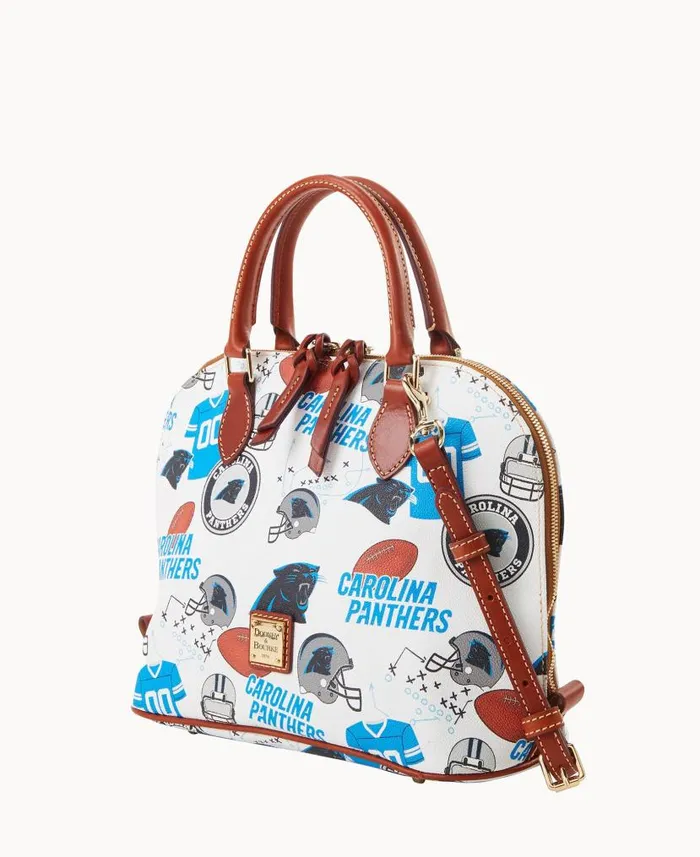 Dooney and Bourke NFL Panthers Zip Zip Satchel Panthers WomenMen Satchels