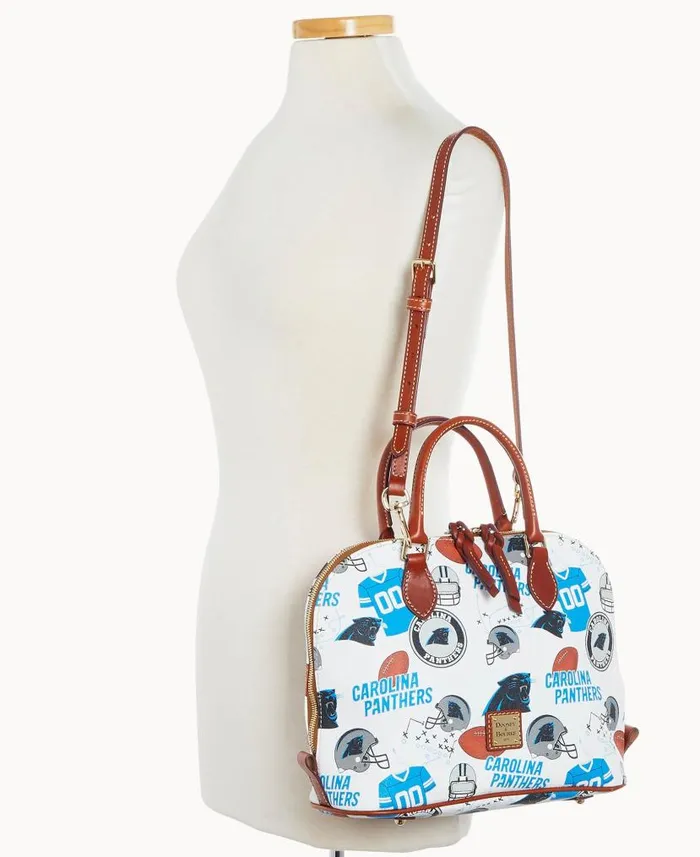 Dooney and Bourke NFL Panthers Zip Zip Satchel Panthers WomenMen Satchels