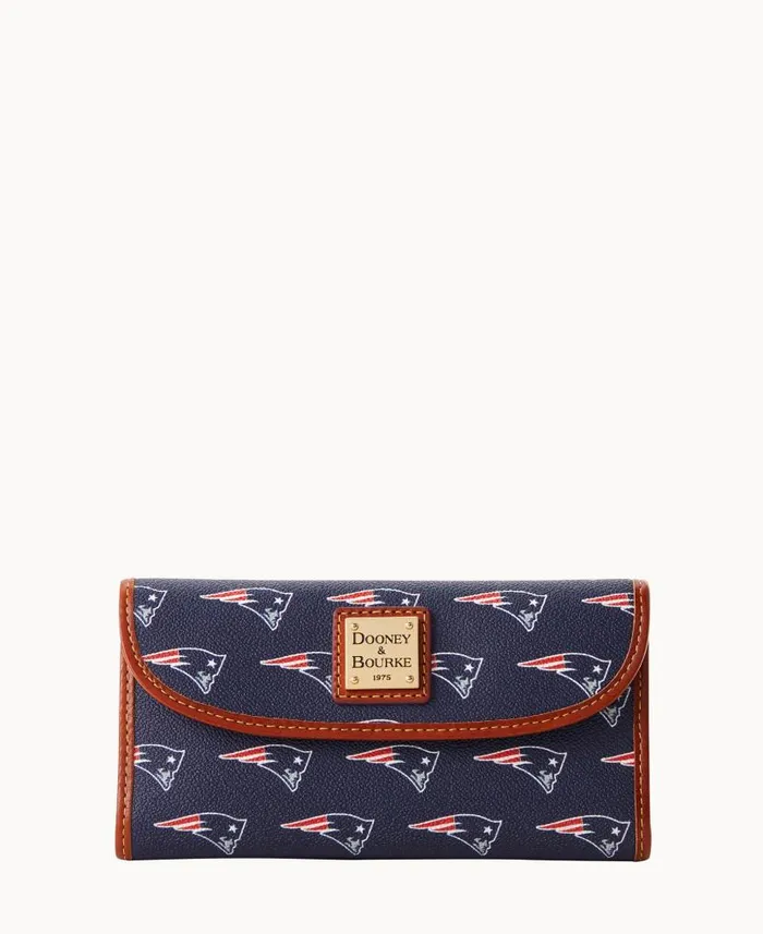 Dooney and Bourke NFL Patriots Cont Clutch Patriots WomenMen Wallets