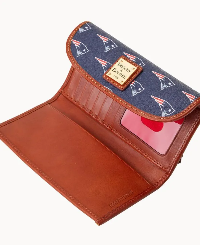 Dooney and Bourke NFL Patriots Cont Clutch Patriots WomenMen Wallets