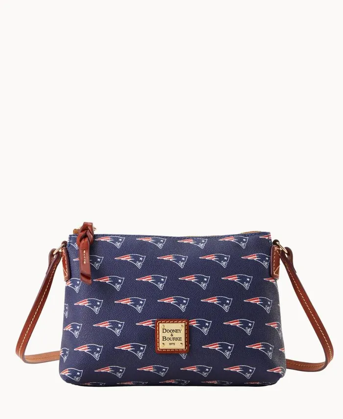 Dooney and Bourke NFL Patriots Crossbody Pouchette Patriots WomenMen Crossbodies Dooney and Bourke NFL Patriots Crossbody Pouchette Patriots WomenMen Crossbodies