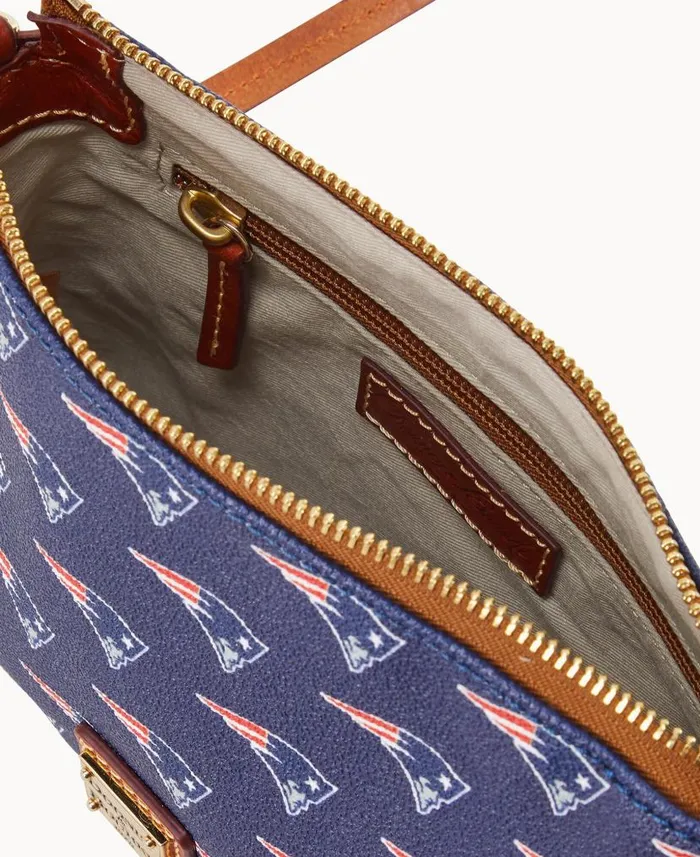 Dooney and Bourke NFL Patriots Crossbody Pouchette Patriots WomenMen Crossbodies Dooney and Bourke NFL Patriots Crossbody Pouchette Patriots WomenMen Crossbodies