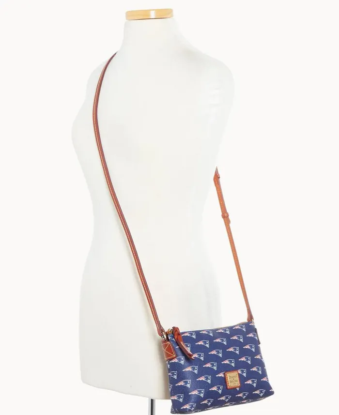 Dooney and Bourke NFL Patriots Crossbody Pouchette Patriots WomenMen Crossbodies Dooney and Bourke NFL Patriots Crossbody Pouchette Patriots WomenMen Crossbodies