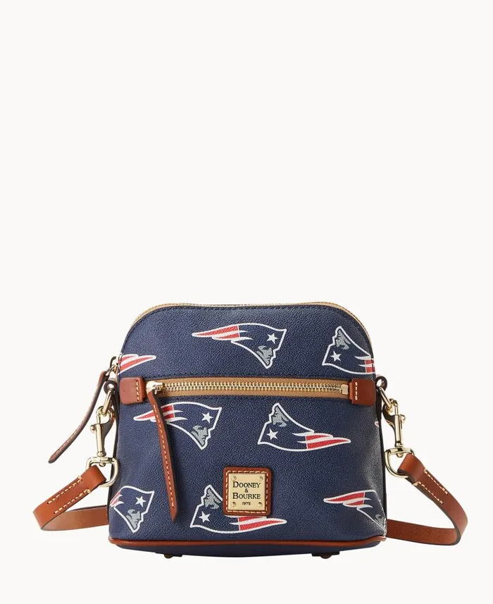 Dooney and Bourke NFL Patriots Domed Crossbody Patriots WomenMen Crossbodies