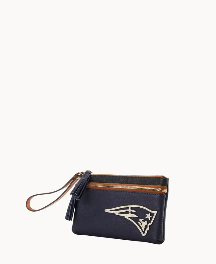 Dooney and Bourke NFL Patriots Double Zip Wristlet Patriots WomenMen Wallets Dooney and Bourke NFL Patriots Double Zip Wristlet Patriots WomenMen Wallets