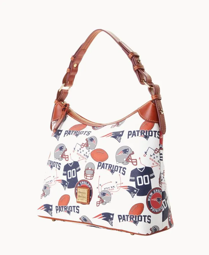 Dooney and Bourke NFL Patriots Hobo Patriots WomenMen Shoulder Bags