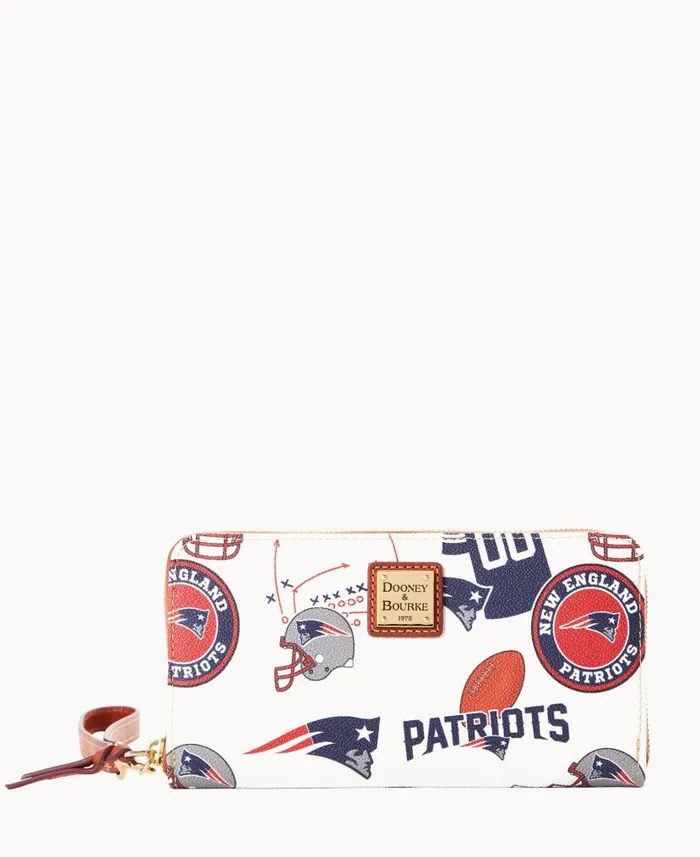 Dooney and Bourke NFL Patriots Large Zip Around Wristlet Patriots WomenMen Wallets Dooney and Bourke NFL Patriots Large Zip Around Wristlet Patriots WomenMen Wallets