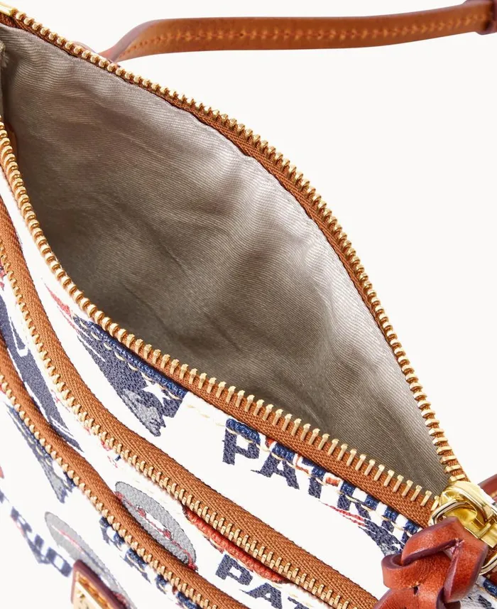 Dooney and Bourke NFL Patriots N S Triple Zip Crossbody Patriots WomenMen Crossbodies Dooney and Bourke NFL Patriots N S Triple Zip Crossbody Patriots WomenMen Crossbodies