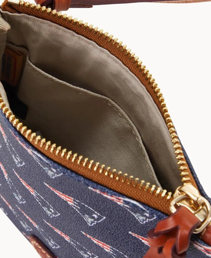 Dooney and Bourke NFL Patriots Small North South Top Zip Crossbody Patriots WomenMen Crossbodies Dooney and Bourke NFL Patriots Small North South Top Zip Crossbody Patriots WomenMen Crossbodies