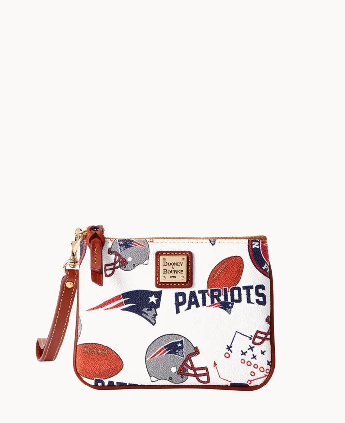 Dooney and Bourke NFL Patriots Stadium Wristlet Patriots WomenMen Wallets