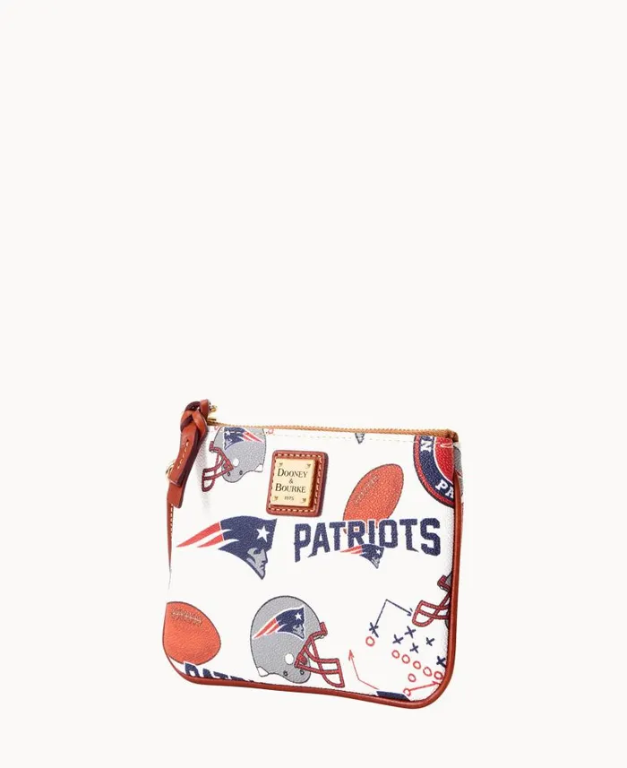 Dooney and Bourke NFL Patriots Stadium Wristlet Patriots WomenMen Wallets