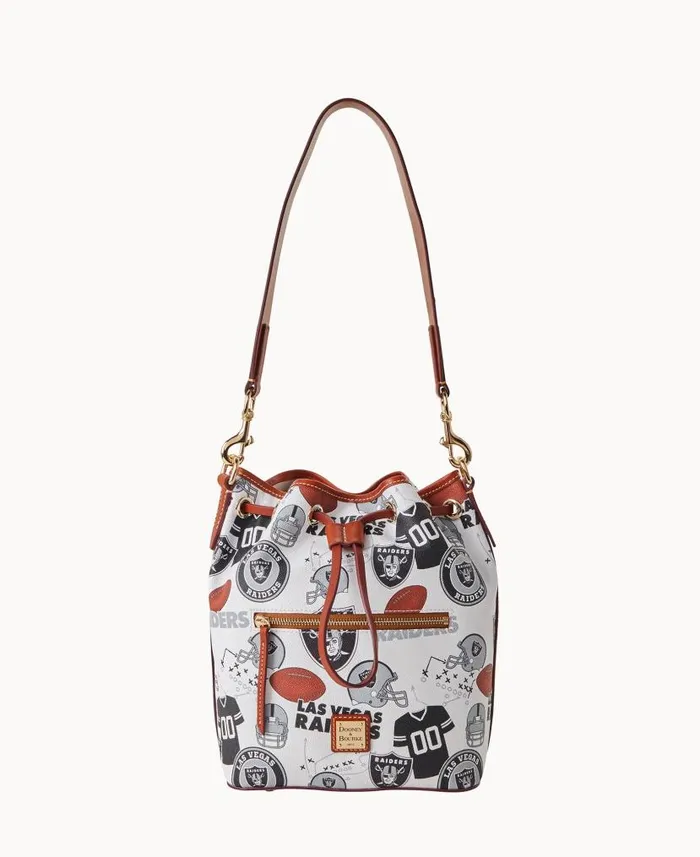 Dooney and Bourke NFL Raiders Drawstring Raiders WomenMen Shoulder Bags