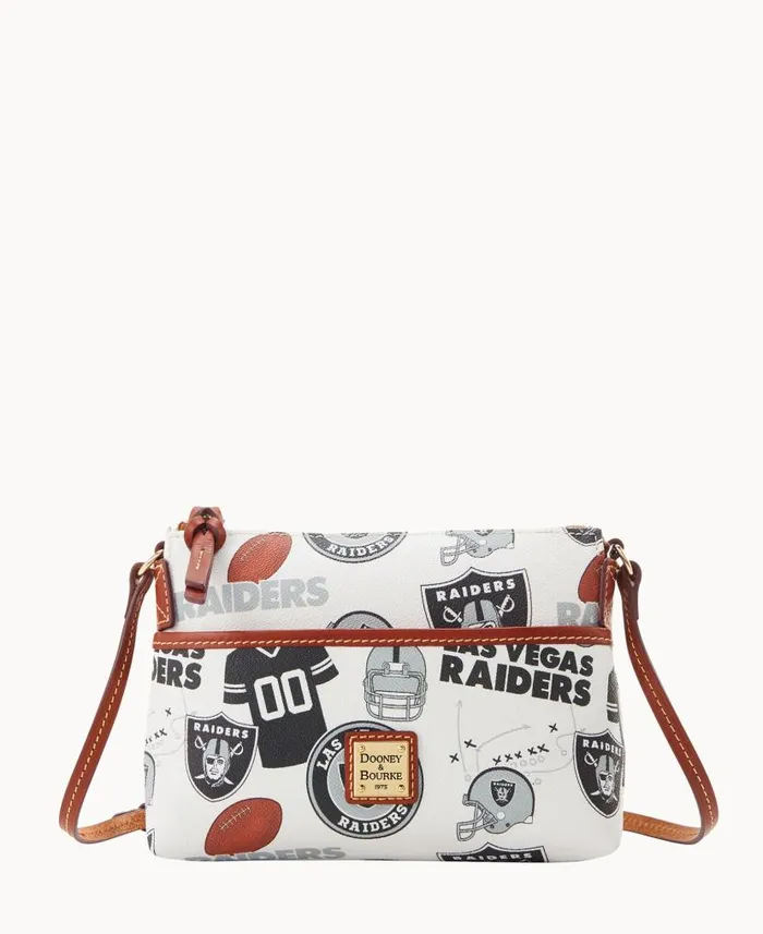 Dooney and Bourke NFL Raiders Ginger Crossbody Raiders WomenMen Crossbodies