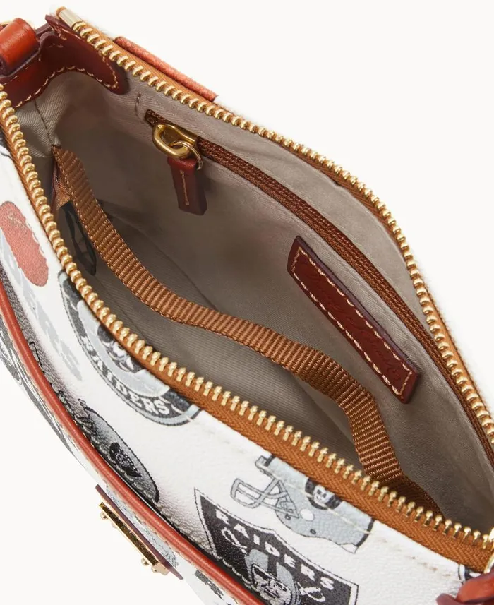 Dooney and Bourke NFL Raiders Ginger Crossbody Raiders WomenMen Crossbodies