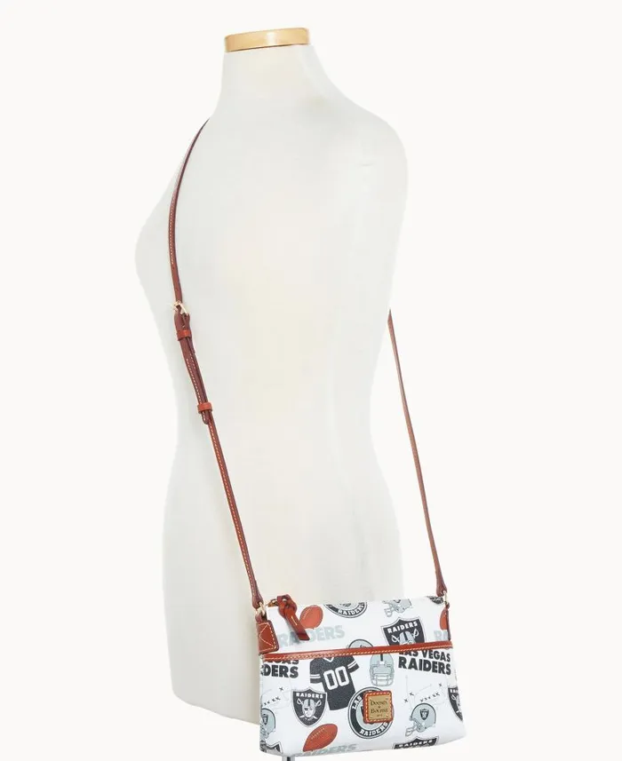 Dooney and Bourke NFL Raiders Ginger Crossbody Raiders WomenMen Crossbodies