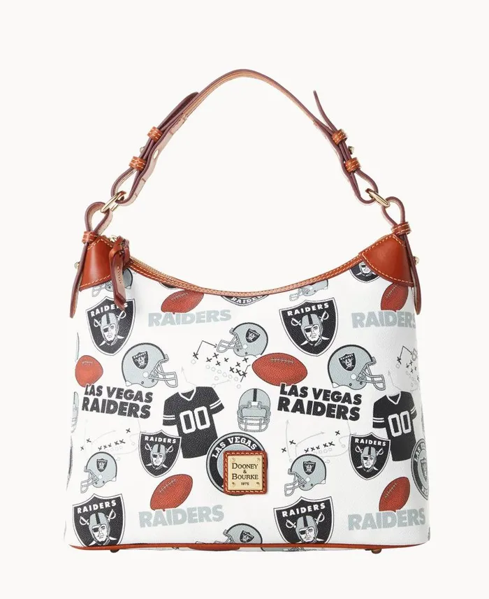 Dooney and Bourke NFL Raiders Hobo Raiders WomenMen Shoulder Bags