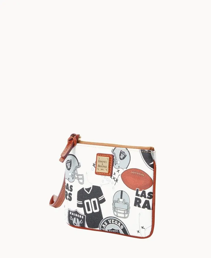 Dooney and Bourke NFL Raiders Stadium Wristlet Raiders WomenMen Wallets