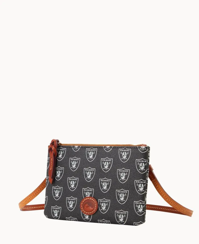 Dooney and Bourke NFL Raiders Top Zip Crossbody Raiders WomenMen Crossbodies Dooney and Bourke NFL Raiders Top Zip Crossbody Raiders WomenMen Crossbodies