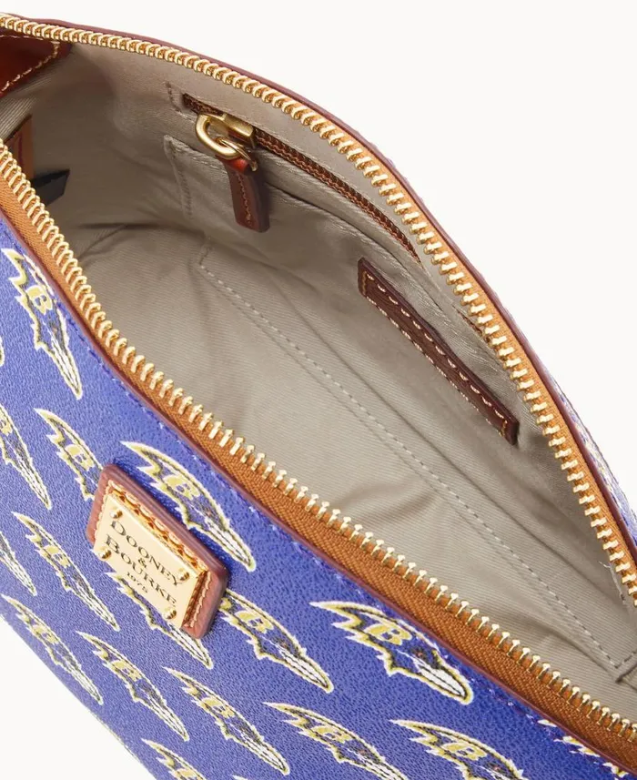 Dooney and Bourke NFL Ravens Suki Crossbody Med Wristlet Ravens WomenMen Crossbodies Dooney and Bourke NFL Ravens Suki Crossbody Med Wristlet Ravens WomenMen Crossbodies