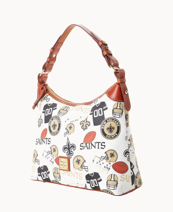 Dooney and Bourke NFL Saints Hobo Saints WomenMen Shoulder Bags