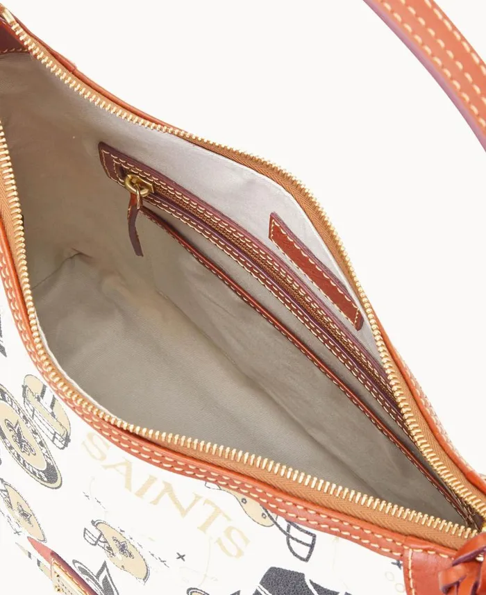 Dooney and Bourke NFL Saints Hobo Saints WomenMen Shoulder Bags