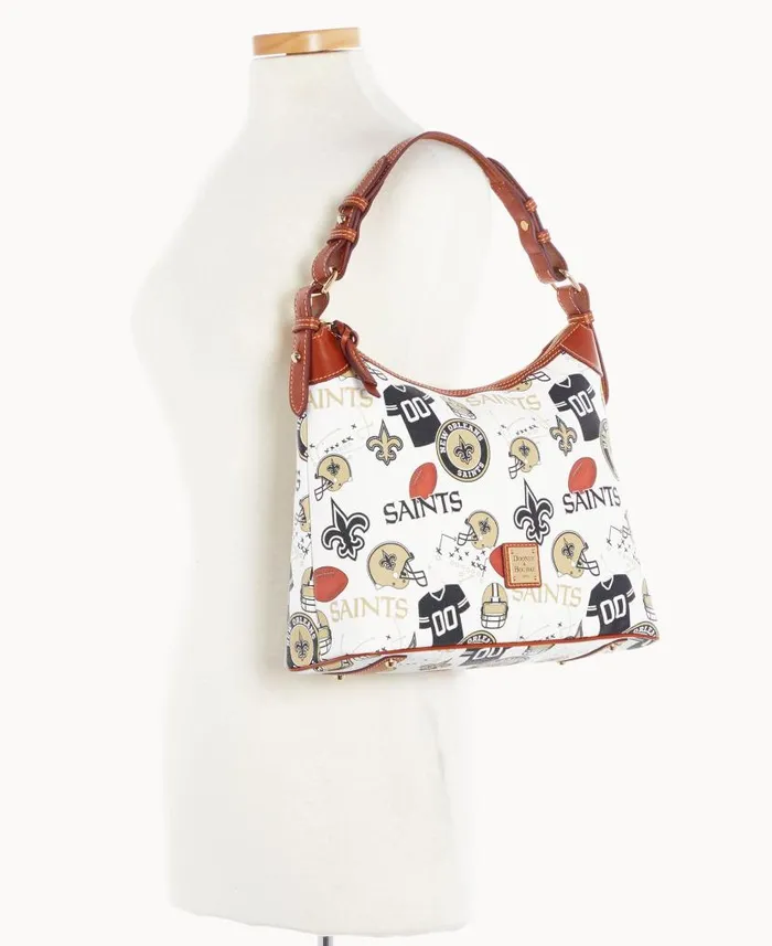 Dooney and Bourke NFL Saints Hobo Saints WomenMen Shoulder Bags