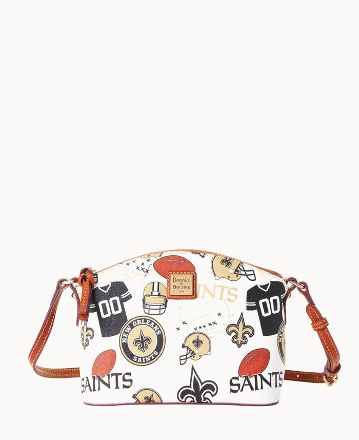 Dooney and Bourke NFL Saints Suki Crossbody Saints WomenMen Crossbodies
