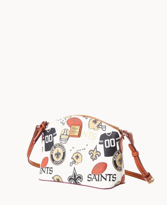 Dooney and Bourke NFL Saints Suki Crossbody Saints WomenMen Crossbodies