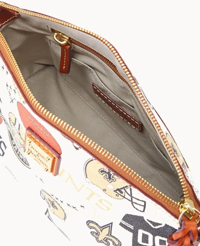 Dooney and Bourke NFL Saints Suki Crossbody Saints WomenMen Crossbodies