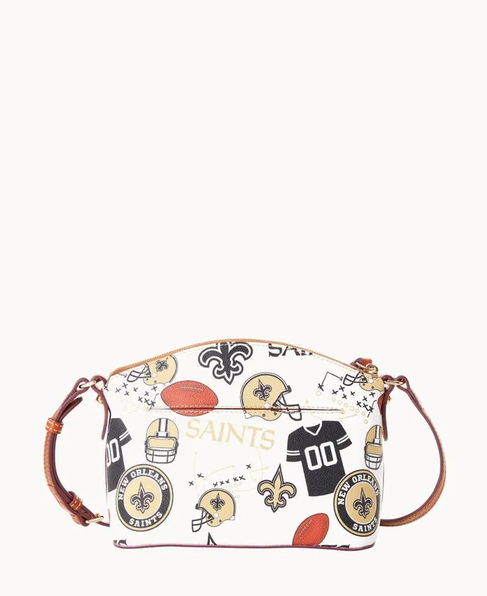 Dooney and Bourke NFL Saints Suki Crossbody Saints WomenMen Crossbodies