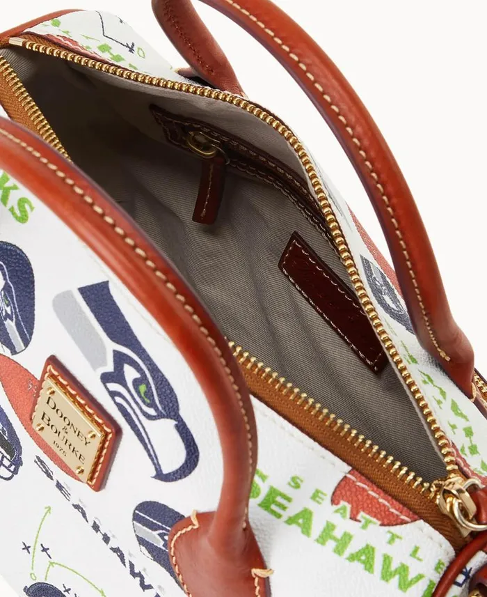 Dooney and Bourke NFL Seahawks Barrel Satchel Seahawks WomenMen Satchels