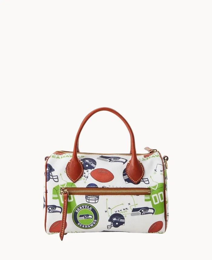 Dooney and Bourke NFL Seahawks Barrel Satchel Seahawks WomenMen Satchels