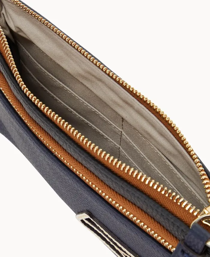 Dooney and Bourke NFL Seahawks Double Zip Wristlet Seahawks WomenMen Wallets Dooney and Bourke NFL Seahawks Double Zip Wristlet Seahawks WomenMen Wallets