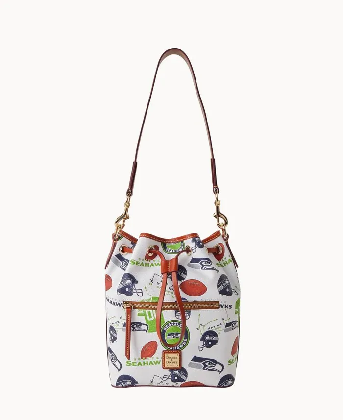 Dooney and Bourke NFL Seahawks Drawstring Seahawks WomenMen Shoulder Bags