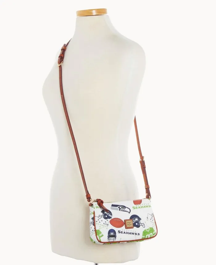 Dooney and Bourke NFL Seahawks Lexi Crossbody Sm Coin Case Seahawks WomenMen Crossbodies Dooney and Bourke NFL Seahawks Lexi Crossbody Sm Coin Case Seahawks WomenMen Crossbodies
