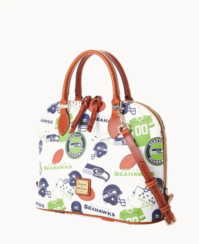 Dooney and Bourke NFL Seahawks Zip Zip Satchel Seahawks WomenMen Satchels