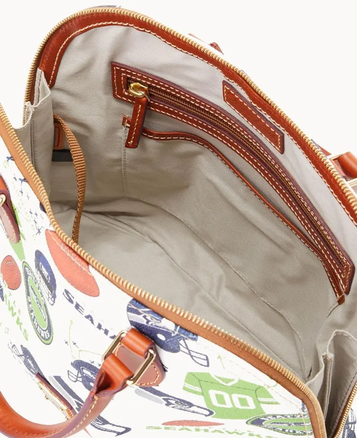 Dooney and Bourke NFL Seahawks Zip Zip Satchel Seahawks WomenMen Satchels