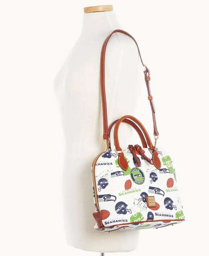 Dooney and Bourke NFL Seahawks Zip Zip Satchel Seahawks WomenMen Satchels