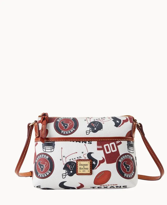 Dooney and Bourke NFL Texans Ginger Crossbody Texans WomenMen Crossbodies