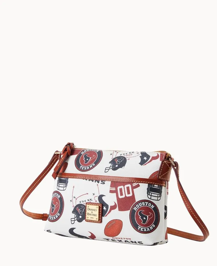 Dooney and Bourke NFL Texans Ginger Crossbody Texans WomenMen Crossbodies
