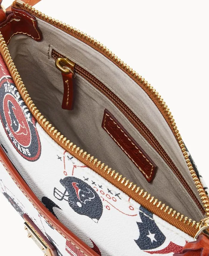 Dooney and Bourke NFL Texans Ginger Crossbody Texans WomenMen Crossbodies