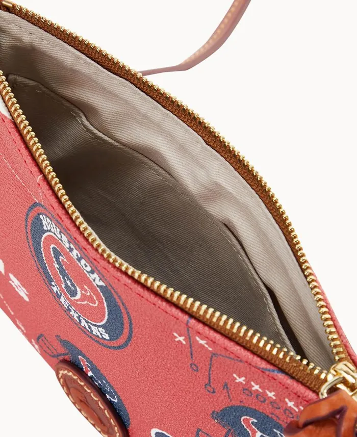 Dooney and Bourke NFL Texans Top Zip Crossbody Texans WomenMen Crossbodies