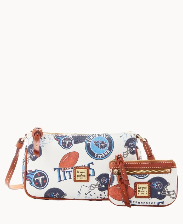 Dooney and Bourke NFL Titans Lexi Crossbody Sm Coin Case Titans WomenMen Crossbodies Dooney and Bourke NFL Titans Lexi Crossbody Sm Coin Case Titans WomenMen Crossbodies