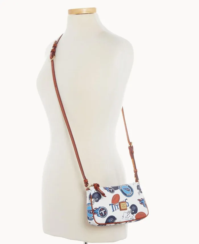 Dooney and Bourke NFL Titans Lexi Crossbody Sm Coin Case Titans WomenMen Crossbodies Dooney and Bourke NFL Titans Lexi Crossbody Sm Coin Case Titans WomenMen Crossbodies