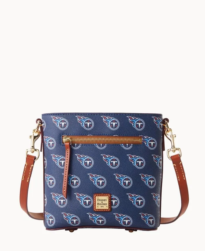 Dooney and Bourke NFL Titans Small Zip Crossbody Titans WomenMen Crossbodies